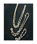MILOR ITALY BRACELET, NECKLACE &amp; CHOKER FACETED BEADS SET. SKY - $218.79