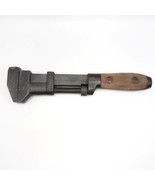 Stronghold Wood Handle Monkey Wrench or Pipe Wrench Old Tool Antique - £42.56 GBP