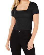Gypsies &amp; Moondust Juniors Ribbed Crop Top Size Small Color Black - £17.09 GBP