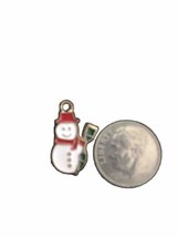 Snowman  Enamel Bangle Pendant charm Necklace Pendant Charm C23 Style SM - $11.66