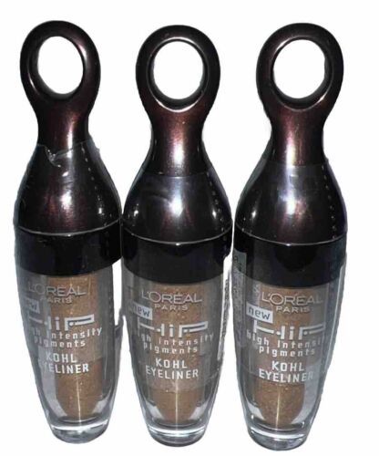 Pack Of 3 LOREAL HIP high intensity pigments Eyeliner #907 GOLD (New/Sea... - $17.59