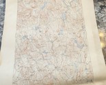 US Department of Interior Geological Survey Map 17&quot; x 20&quot; 1911 Buckfield... - $4.95