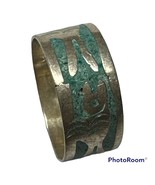 sz 8, VTG taxco mexico Sterling 925 silver handmade ring band w/ turquoise - $78.25 CAD