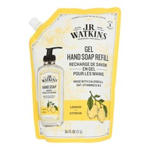 J.r. Watkins - Hand Soap Gel Refill Lemon - Case Of 3-34 Fz - £30.37 GBP