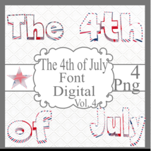 The 4th of July Font Digital Vol. 4 - $93.95 MXN