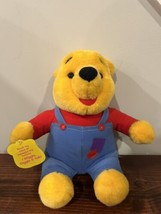 Disney Winnie Pooh Stuffed Plush Hug Wiggle Kids Toy Vintage 90s Gift Works - $19.77