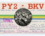 QSL Card PY2BKV Labre Sao Palo Brazil 1957 - $13.86