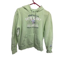 Aeropostale Womens Size Small Mint Green Long Sleeve Hoodie Sweatshirt P... - £9.33 GBP