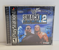 WWF Smackdown 2 Know Your Role (PlayStation 1, 2000) PS1 - Complete CIB Tested - £15.81 GBP