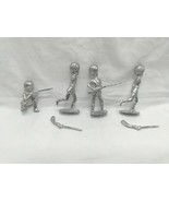 Lot Of (4) Vintage Historical British Infantry Lead Miniatures 2-3&quot; - $24.74