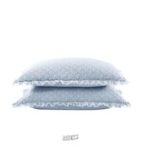 Brielle Home Ravi Sham Set Light Blue King  36&quot;Lx20&quot;D Poly microfiber po... - $32.48 CAD