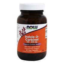 NOW Foods I3C indole 3 Carbinol With Lignans, 60 Vegetarian Capsules - £16.23 GBP