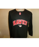 Black Sewn Hawks #9 Baseball Polyester Thermal Jersey Shirt Adult S Exce... - £23.74 GBP