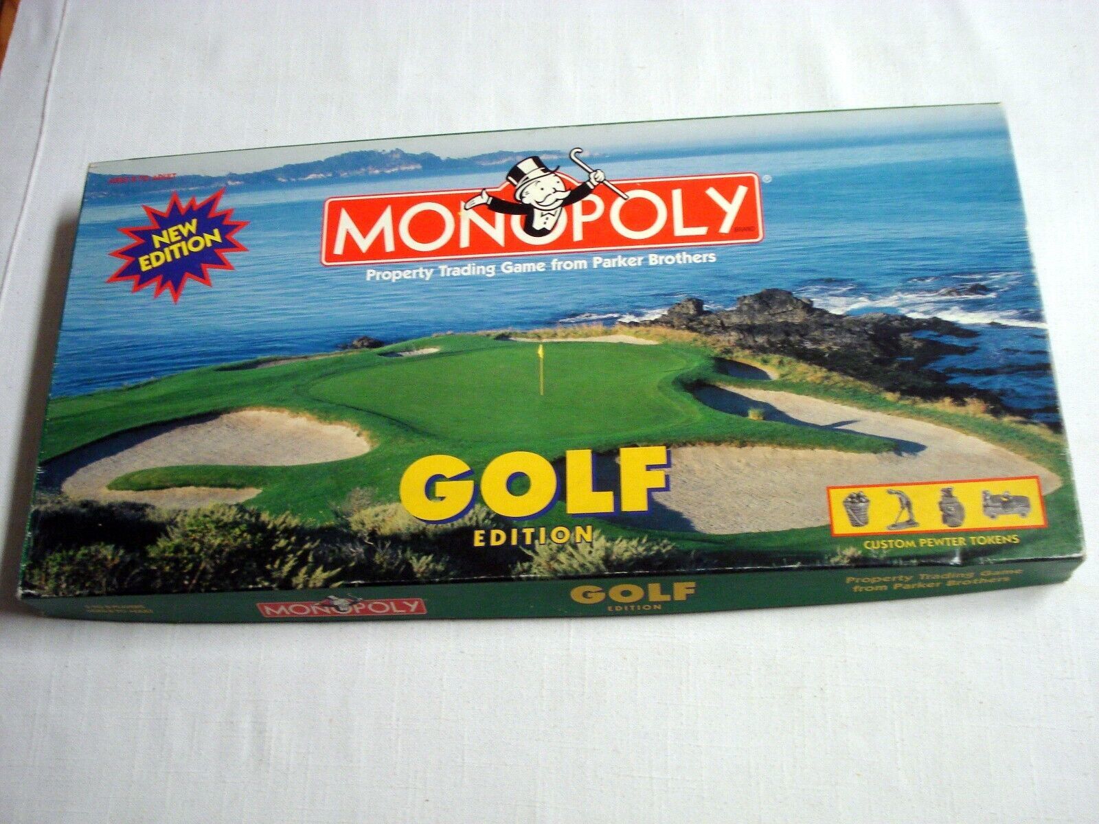 Monopoly Golf New Edition 1998 USAopoly Wooden Hotels and Houses - $9.99