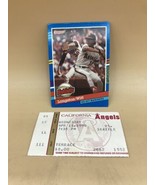 Mark Langston &amp; Mike Witt No Hitter Ticket Stub 1990 Angels-Seattle 4/11... - £186.83 GBP