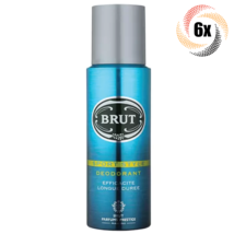 6x Sprays Brut Sport Style Scent Deodorant Body Spray For Men | 200ml - £30.14 GBP