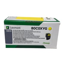 NIP Lexmark 80C0XYG Return Program Toner Yellow Sealed - $89.10