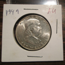 1949 Franklin Half Dollar AU - $19.99