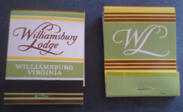 WILLIAMSBURG LODGE WILLIAMSBURG VIRGINIA MatchBook Full and Unstruck - £0.79 GBP