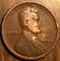 1919 Usa Lincoln Wheat Small Cent Penny - £1.15 GBP