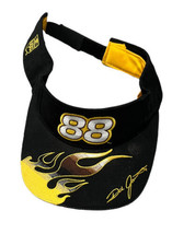 Dale Jarret 88 Visor Hat Cap Strap Back Mens Black Yellow Chase UPS Logo - $20.00