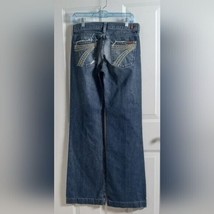 Seven For All Mankind Dojo Wide Leg Flare Jeans Sz 29 Distressed - £70.13 GBP