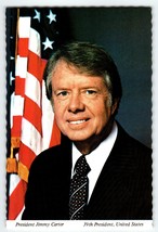 Jimmy Carter US 39th President Postcard Chrome Continental 1977 Mike Roberts - £8.60 GBP