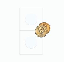 1 bundle of 100 BCW 2" x 2" Small Dollar Sized Paper Flips - $13.71