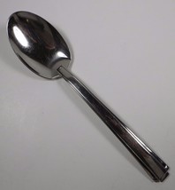 Oneida ETAGE Tablespoon Serving Spoon Stainless Heirloom Glossy USA 8.25&quot; - £13.22 GBP