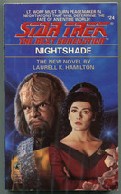 Star Trek Next Generation 24 Nightshade Laurel K Hamilton First Printing TNG  - £7.87 GBP