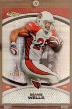 2010 Topps Finest Xfractors #113 Beanie Wells 41/399 Cardinals Football Card - £7.38 GBP