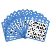 50 Pack of Blue Bingo Cards - £16.12 GBP