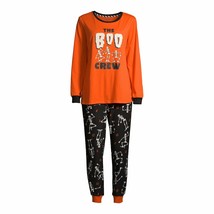 Women&#39;s Matching Family Halloween Pajamas Boo Crew, 2-Piece Set Size 2X 18W-20W - £20.16 GBP