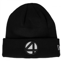 Fantastic 4 Logo New Era Cuffed Knit Beanie Black - £27.52 GBP