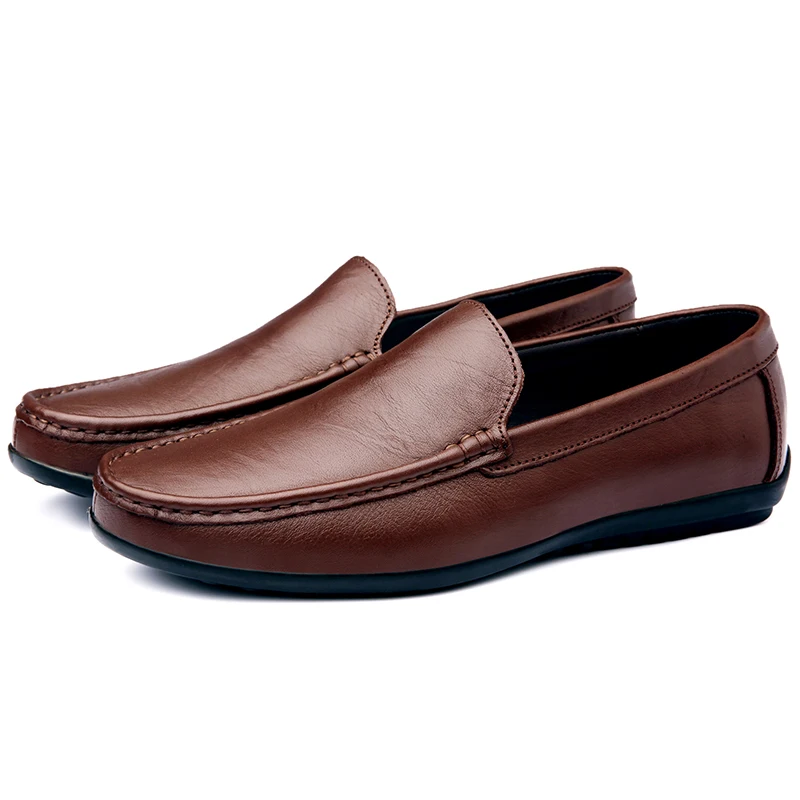 Men Boat Shoes Business Breathable Mens Loafers Shoes Moccasins Flat Sho... - $68.27