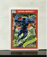 1990 IMPEL MARVEL UNIVERSE SERIES 1 BLACK PANTHER ROOKIE CARD #20 - £19.45 GBP