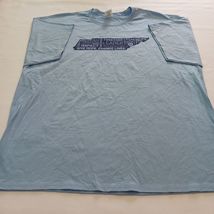 Hanes Authentic Together Leader Save Lives Men's Blue Cotton T-Shirt Size 2XL image 8