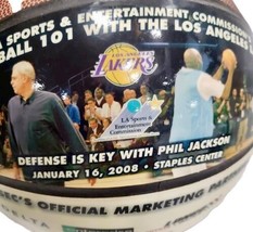 2008 Phil Jackson Los Angeles Lakers Basketball Promo Staples Center Commission - £7.86 GBP