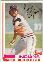 1982 Topps Bert Blyleven Cleveland Indians #685 Baseball Card - £1.54 GBP