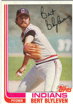 1982 Topps Bert Blyleven Cleveland Indians #685 Baseball Card - £1.49 GBP