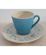 Vintage MCM Royal China Blue Heaven Coffee Tea Cup &amp; Saucer Ironstone - €16,33 EUR