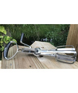  Flint Vintage Stainless Hand Mixer Egg Beater Black Handle notched for ... - $53.09 CAD