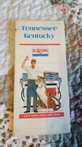 1977 EXXON OIL Road Map KENTUCKY TENNESSEE Nashville Lexington Louisvill... - €3,45 EUR