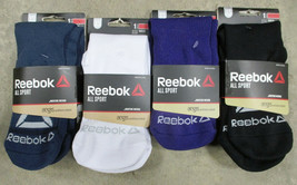 4 Pack Reebok All Sport Athletic Knee High Socks Xs Youth 9-1 Fast Shipping - £19.43 GBP