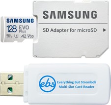 Samsung Evo Plus 128Gb Microsdxc Class 10 Uhs-I Memory Card Works With Nintendo - $37.99