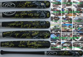 2019 Oakland Athletics, A&#39;s team signed autographed baseball Bat,COA exact Proof - £356.10 GBP