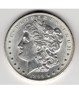1899-O Morgan Silver Dollar GEM BU VAM 80 - SLANTED DATE - $142.50