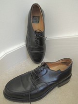 Mens Shoes Size 9 1/2 D Cable and Co Black Leather Oxford Made Italy $180 Value - £28.04 GBP