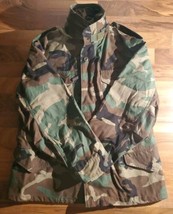 U.S. Army Jacket Size Small X-Short Cold Weather Camo Full Zip - £29.57 GBP