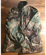 U.S. Army Jacket Size Small X-Short Cold Weather Camo Full Zip - £30.02 GBP